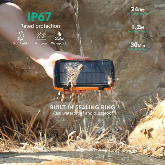 Waterproof Solar Power Bank